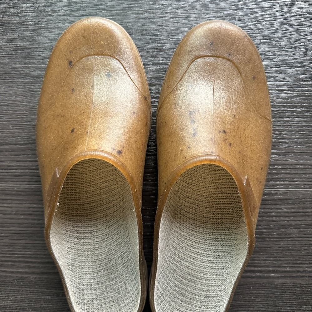 FRENCH RECYCLED HEMP MULES IN SEPIA 39 EUR